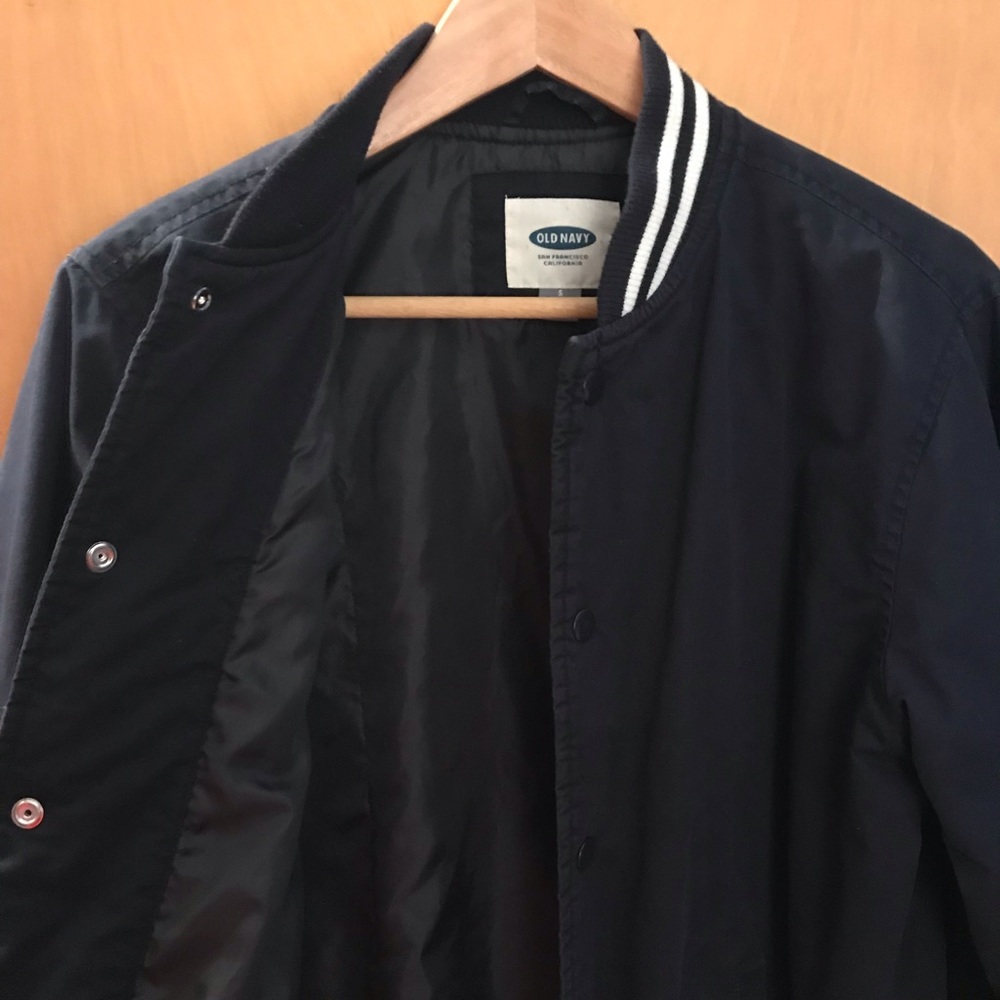 Old navy blue jacket